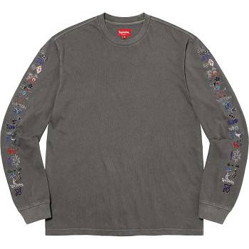 Black Supreme AOI Icons L/S Top Sweaters | NZ312FM
