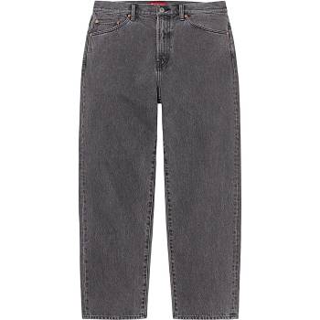 Black Supreme Baggy Jean Pants | NZ425VD