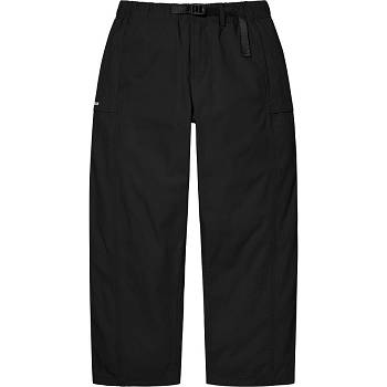Black Supreme Belted Trail Pant Pants | NZ415DN