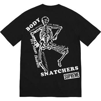 Black Supreme Body Snatchers Tee T Shirts | NZ241XF