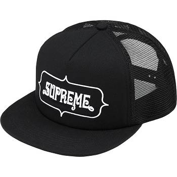 Black Supreme Highest Mesh Back 5-Panel Hats | NZ133JJ
