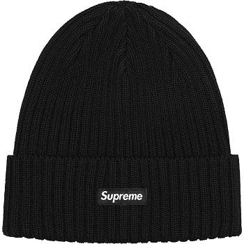 Black Supreme Overdyed Beanie Hats | NZ161LH