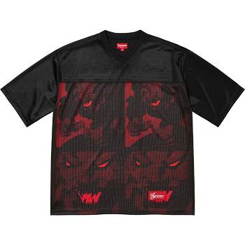 Black Supreme Ronin Football Jersey Sweaters | NZ305UT