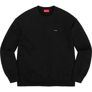 Black Supreme Small Box Crewneck Sweatshirts | NZ286FM