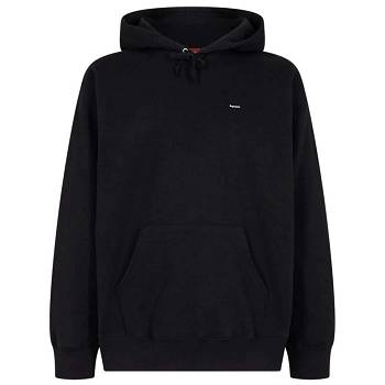 Black Supreme Small Box Logo Hoodie | NZ465AP