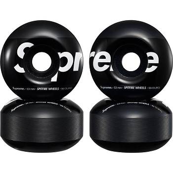 Black Supreme Spitfire® Shop Wheels (Set of 4) Skateboard Accessories | NZ175UT