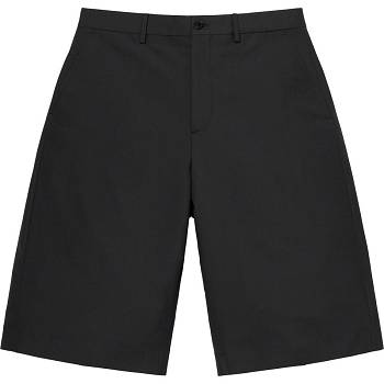 Black Supreme Wool Trouser Shorts | NZ354RW