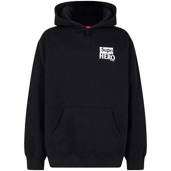 Black Supreme X Antihero Hoodie | NZ459TV