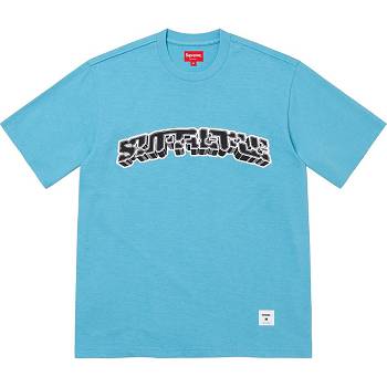 Blue Supreme Block Arc S/S Top Sweaters | NZ331UT