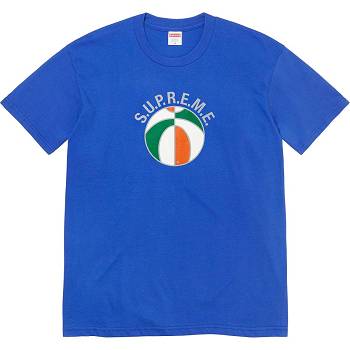 Blue Supreme League Tee T Shirts | NZ230PQ