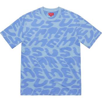 Blue Supreme Stacked Intarsia S/S Top Sweaters | NZ310SO