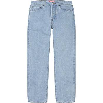 Blue Supreme Stone Washed Slim Jean Pants | NZ435UT