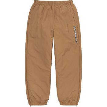 Brown Supreme Full Zip Baggy Warm Up Pant Pants | NZ433TV