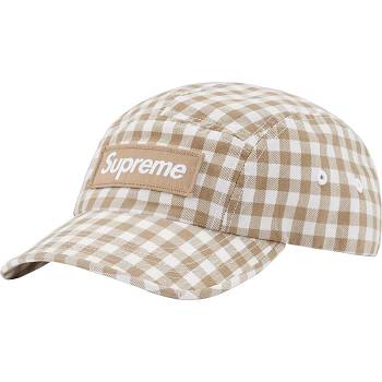 Brown Supreme Gingham Camp Cap Hats | NZ117QZ