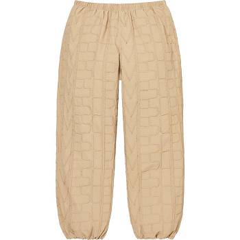 Brown Supreme Repeat Stitch Track Pant Pants | NZ398CE