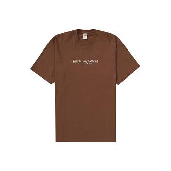 Brown Supreme Still Talking T Shirts | NZ195QZ