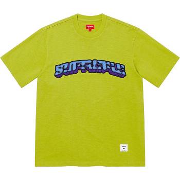 Green Supreme Block Arc S/S Top Sweaters | NZ328RW