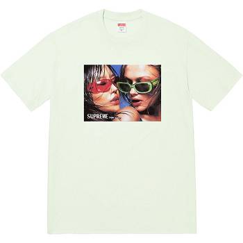 Green Supreme Eyewear Tee T Shirts | NZ229OR