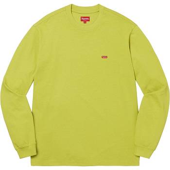 Green Supreme Small Box L/S Tee Sweaters | NZ346CE