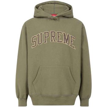 Green Supreme Stars Arc Hoodie | NZ464PQ