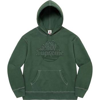 Green Supreme Timberland® Hooded Sweatshirts | NZ303TV