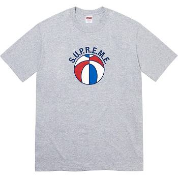 Grey Supreme League Tee T Shirts | NZ235GL