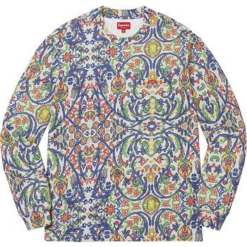 Multicolor Supreme Small Box L/S Tee Sweaters | NZ340HK