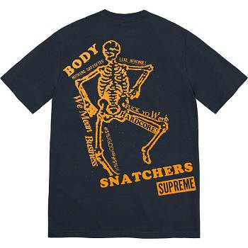 Navy Supreme Body Snatchers Tee T Shirts | NZ244BC