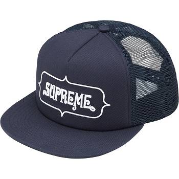 Navy Supreme Highest Mesh Back 5-Panel Hats | NZ132HK