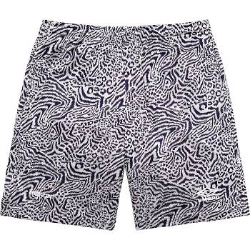 Navy Supreme Jacquard Animal Print Soccer Shorts | NZ360PQ