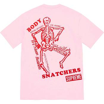Pink Supreme Body Snatchers Tee T Shirts | NZ246MA