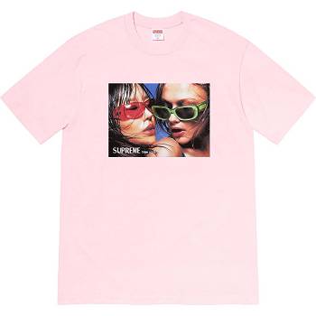Pink Supreme Eyewear Tee T Shirts | NZ225TV
