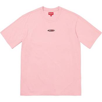 Pink Supreme Oval Logo S/S Top Sweaters | NZ335AP