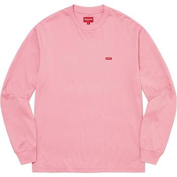 Pink Supreme Small Box L/S Tee Sweaters | NZ344ZG
