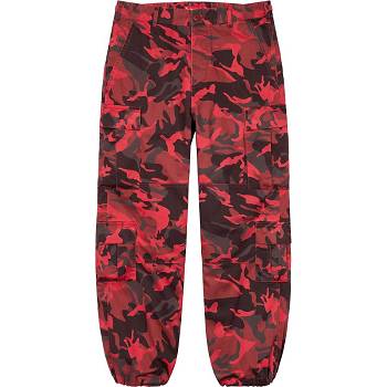 Red / Camo Supreme Cargo Pant Pants | NZ394KI