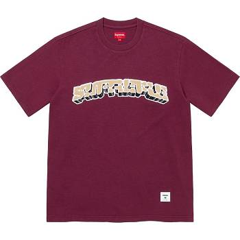 Red Supreme Block Arc S/S Top Sweaters | NZ327EX