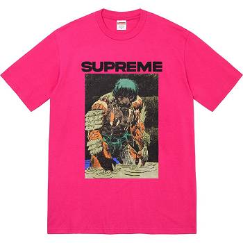 Red Supreme Ronin Tee T Shirts | NZ236HK
