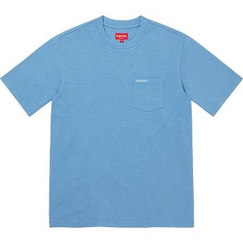 Turquoise Supreme S/S Pocket Tee Sweaters | NZ316KI