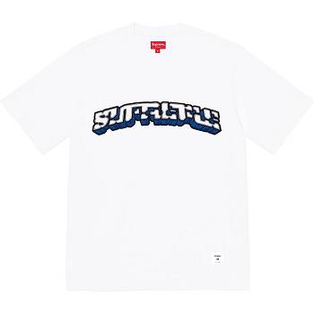 White Supreme Block Arc S/S Top Sweaters | NZ329TV