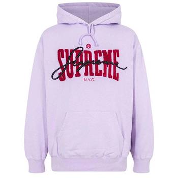 White Supreme Chenille Hoodie | NZ486YU
