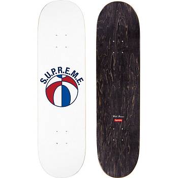 White Supreme League Skateboard Accessories | NZ171EX