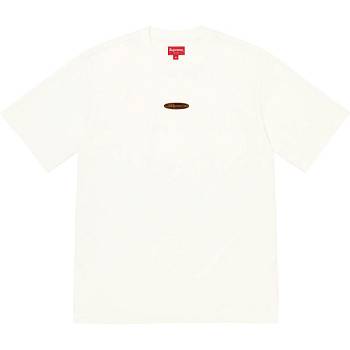 White Supreme Oval Logo S/S Top Sweaters | NZ339GL