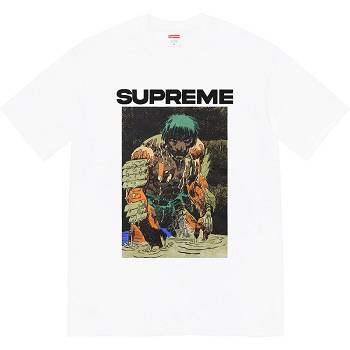 White Supreme Ronin Tee T Shirts | NZ237JJ