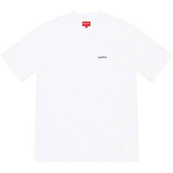 White Supreme S/S Pocket Tee Sweaters | NZ322BC