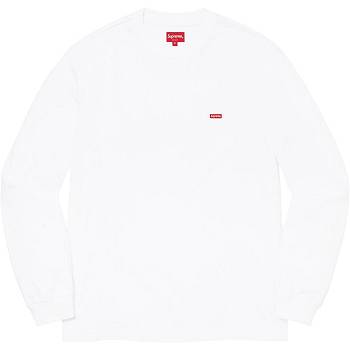 White Supreme Small Box L/S Tee Sweaters | NZ347VD