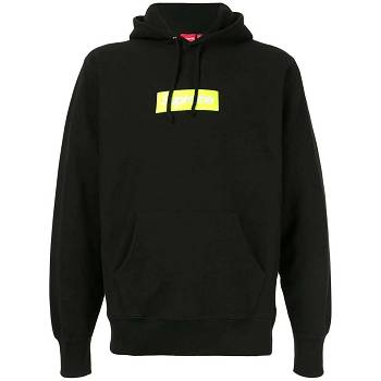 Yellow Supreme Box Logo Sweatshirts | NZ271NB
