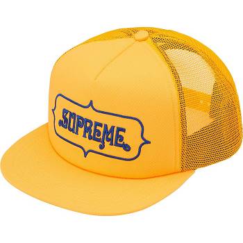 Yellow Supreme Highest Mesh Back 5-Panel Hats | NZ131GL