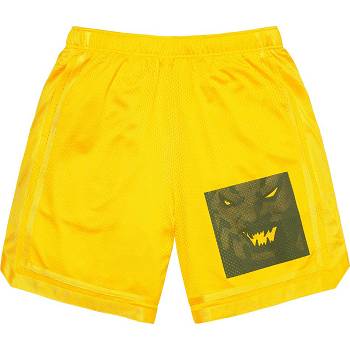Yellow Supreme Ronin Mesh Shorts | NZ348BC