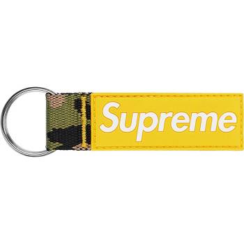 Yellow Supreme Webbing Keychain Accessories | NZ181DN